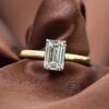 Verlobungsring Emerald Diamant