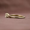 Verlobungsring in 750/- Gelbgold mit Labor Diamanten