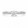 Verlobungsring Round Labor-Diamanten RU-1596-25