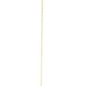 Modern Woman Collier Zarge – 14 Karat Gelbgold mit Brillant