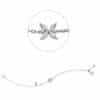 Diamant-Armband in 750/- Rotgold mit Navette-Diamanten (0,16 ct tw/si)