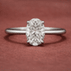 Nathan Verlobungsring mit Ovalen Labor Diamant