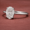 Nathan Verlobungsring mit Ovalen Labor Diamant