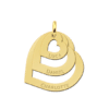 Anhänger Collier Kette gold Familie Gravur Geschenk