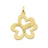 Goldene dreifache Herzkette mit Namen