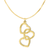 Anhänger Collier Kette gold Familie Gravur Geschenk
