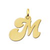 Kette mit Initialen aus Gold Anhänger personalisiert Buchstabe