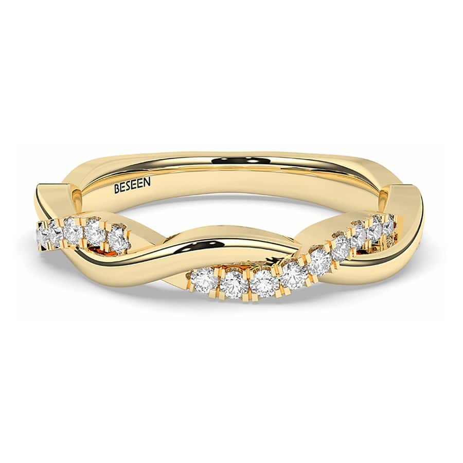 Schlichter Ring mit runden Diamanten (1,5 mm) in Farbe D und Reinheit VVS 1 Schlichter Ring mit runden Diamanten (1,5 mm) in Farbe D und Reinheit VVS
