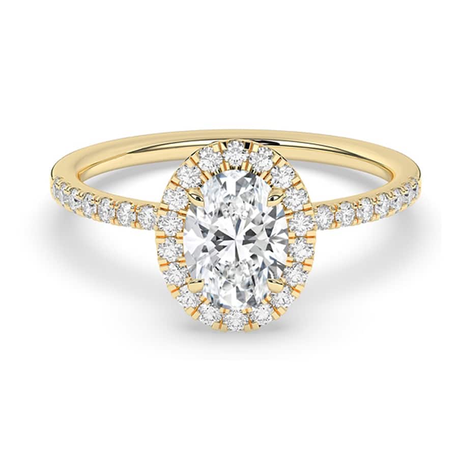 Ring mit 1,00 Karat D, E Farbe, VVS Reinheit, oval mit rundem Stein, besetzt mit 1,4 mm. IGI-zertifiziert 1 Ring mit 1,00 Karat D, E Farbe, VVS Reinheit, oval mit rundem Stein, besetzt mit 1,4 mm. IGI-zertifiziert