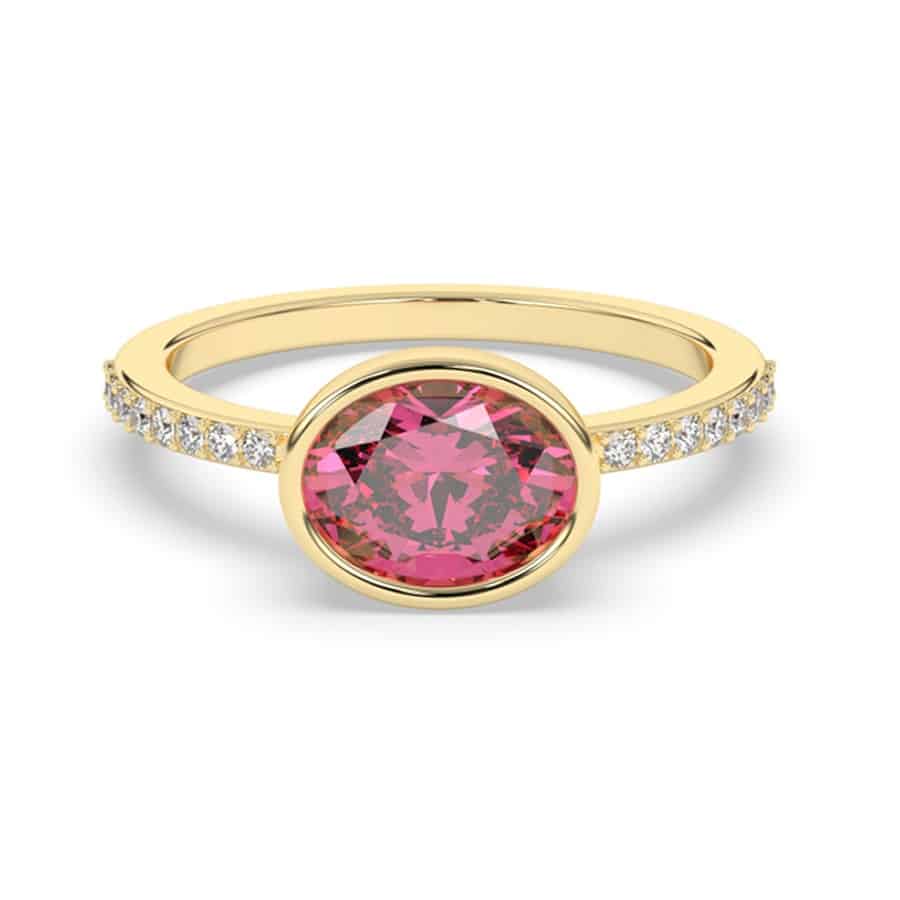 Solitärring mit 2,20 Karat farbigem Oval, VVS-Reinheit, IGI-zertifiziert 1 Solitärring mit 2,20 Karat farbigem Oval, VVS-Reinheit, IGI-zertifiziert