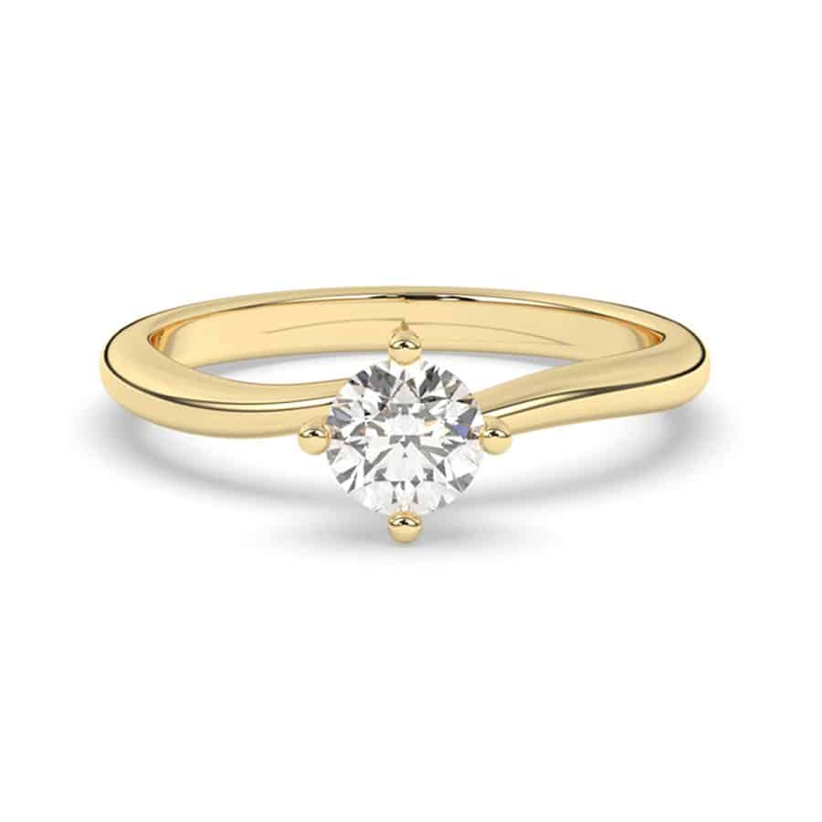 Solitärring mit 0,65 Karat rund D, E Farbe VVS Clarity, IGI-zertifiziert 1 Solitärring mit 0,65 Karat rund D, E Farbe VVS Clarity, IGI-zertifiziert