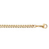 Flaches Panzerarmband Gelbgold
