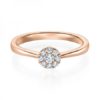 Verlobungsring exklusives Design Rotgold