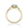 Verlobungsring exklusives Design Gelbgold