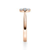 Verlobungsring exklusives Design Rotgold