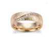 Gerstner Trauringe Morgenröte Design Brillant Diamant in Gold 3 farbig