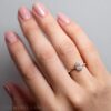 Verlobungsring mit 1 karat oval