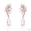 Brautschmuck Ohrstecker nickelfrei Ohrstecker verziert mit Cubic Zirconia.
