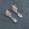 Brautschmuck Ohrstecker nickelfrei Ohrstecker verziert mit Cubic Zirconia.