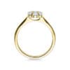Verlobungsring in Gelbgold mit Brillanten