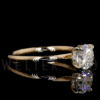 Verlobungsring in 750/- Gelbgold mit Labor Diamanten