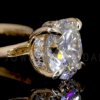 Verlobungsring in 750/- Gelbgold mit Labor Diamanten
