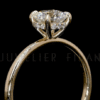 Verlobungsring in 750/- Gelbgold mit Labor Diamanten