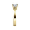 Verlobungsring Diamant Lupenrein, River 4-er Krappe gerade