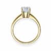 Verlobungsring Diamant Lupenrein, River 4-er Krappe gerade