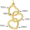 Anhänger Collier Kette gold Familie Gravur Geschenk