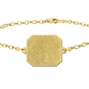 Fingerabdruck Armband personalisiert gold silber herz rechteck rund