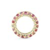 Verlobungsring Brillantentraum rosa Saphir in Gelbgold