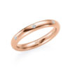 Memoire Verlobungsring 7 Brillanten in Gold und Platin 0,5 karat