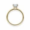Verlobungsring Round Labor-Diamant mit 4-Krappenfassung RU-1494-42