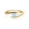 Verlobungsring Round Labor-Diamant RU-1496-17