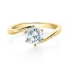 Verlobungsring Round Labor-Diamant RU-1584-36
